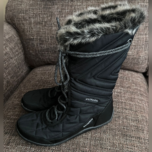 Women's Columbia Minx Mid III Waterproof Black Winter Snow Boot,  Size 10.5 - Picture 7 of 8